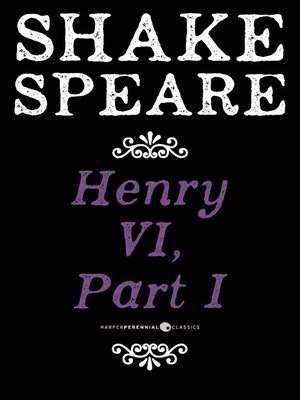 cover image of Henry VI, Part I